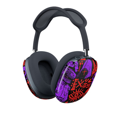 Underground Cyber Glyphs · Hard Case for AirPods Max · Black