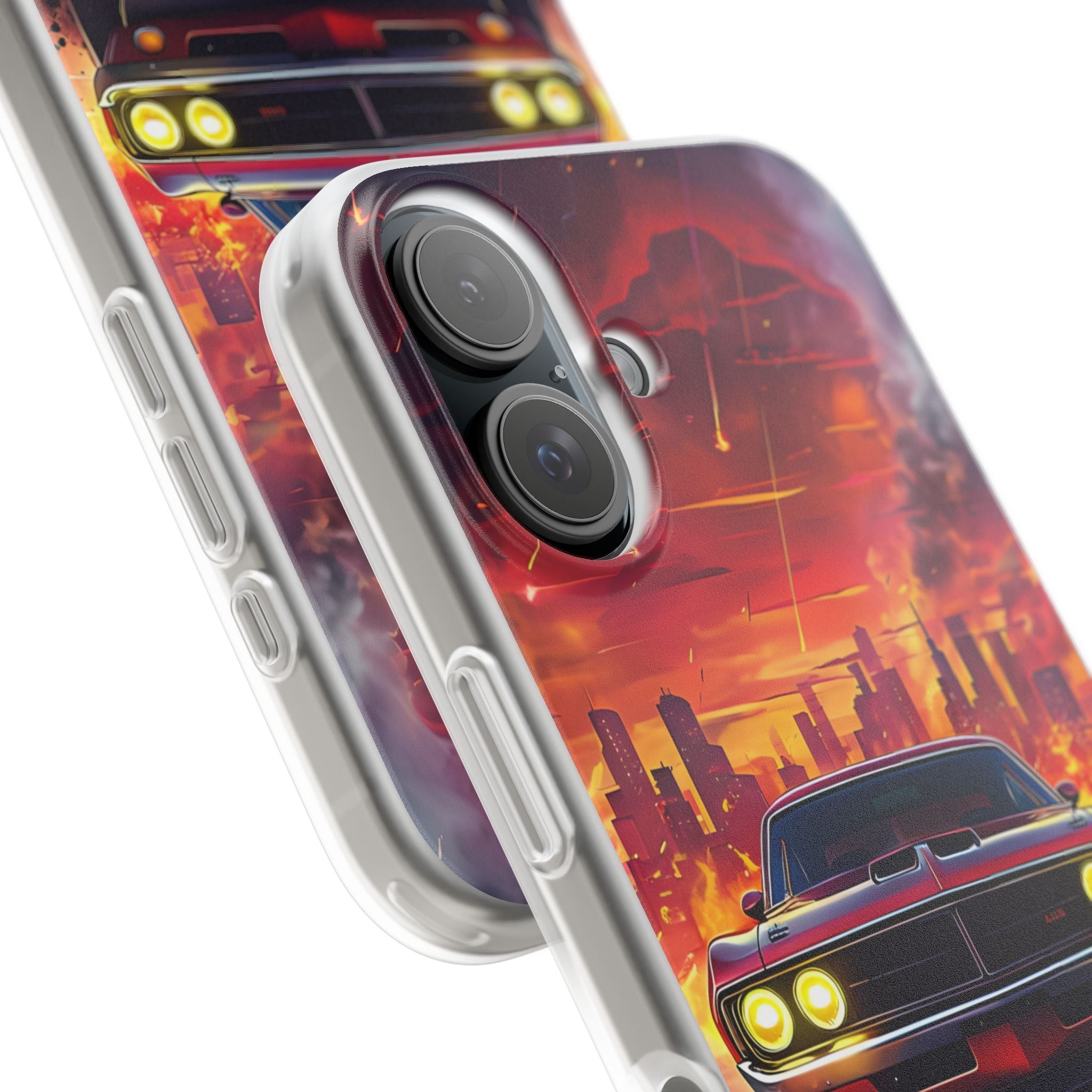 Inferno City Run · Soft Coque de téléphone pour iPhone