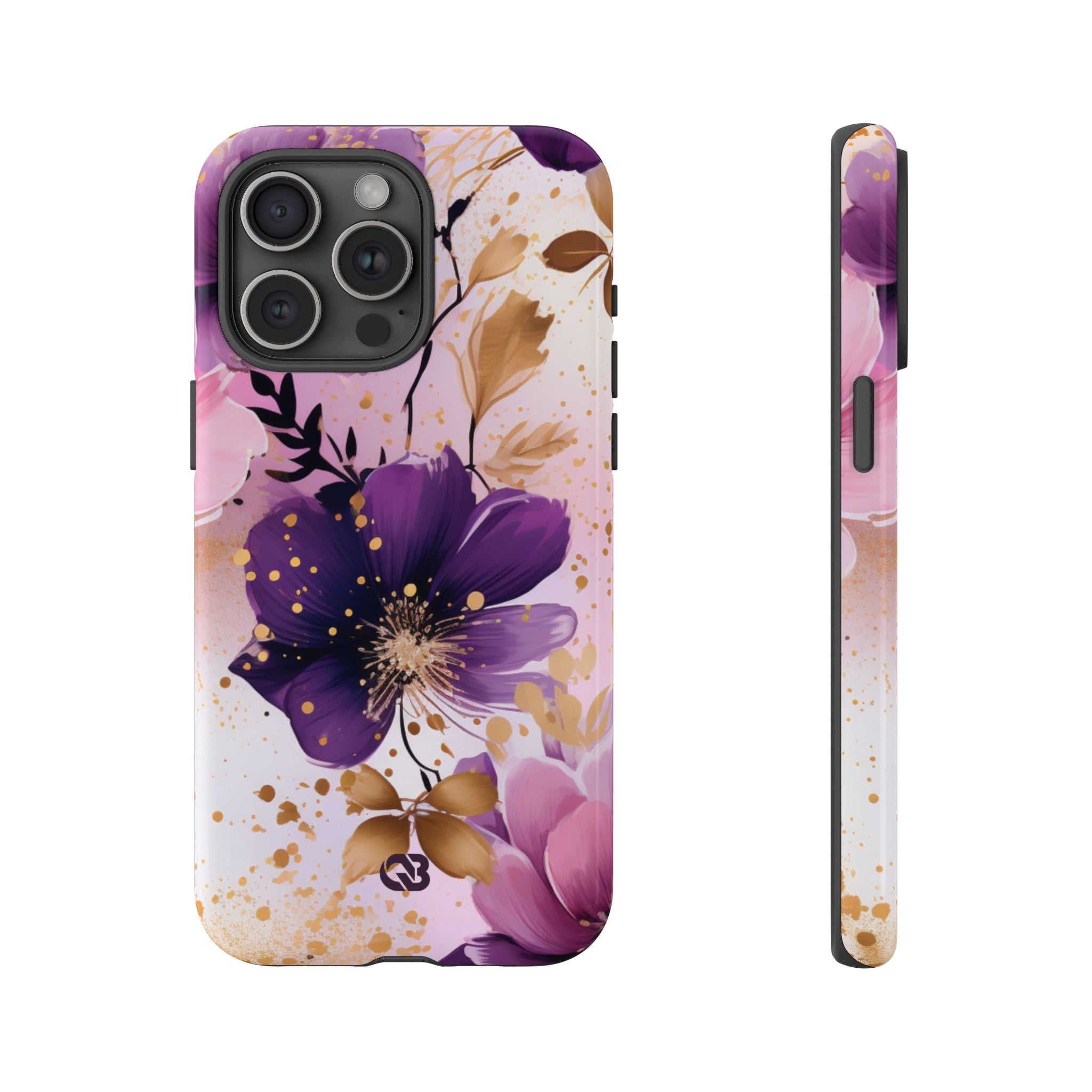 Gilded Violet Bloom · Tough Phone Case for iPhone