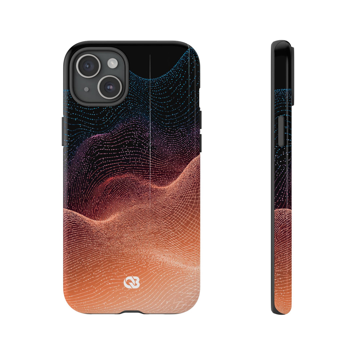 Spectral Elevation · Tough Phone Case for iPhone · Orange