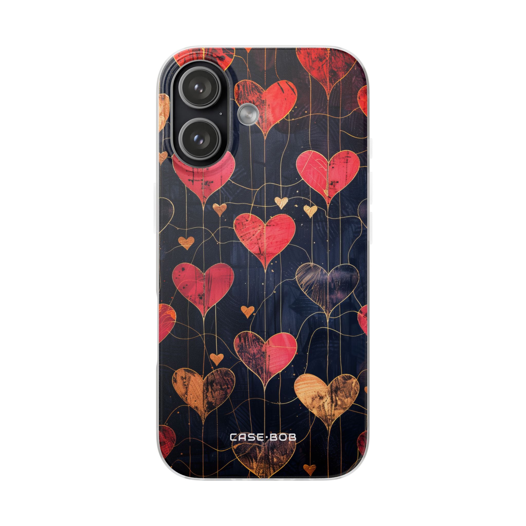 Golden Hearts Network iPhone 17 Case - Soft - CASE•BOB
