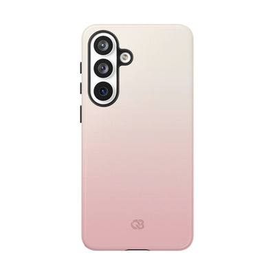 Pink Tough Phone Case for Samsung - Frosted Blush Horizon