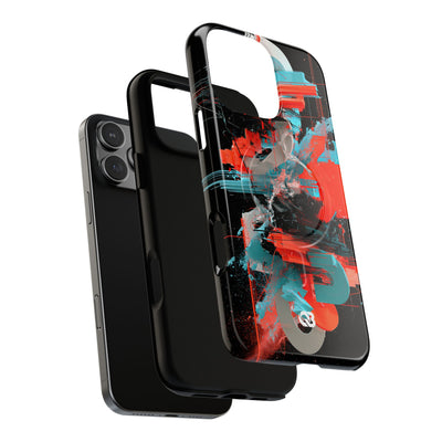 Fragmented Cyber Core · Tough 2.0 Magnetic Phone Case for iPhone · Black