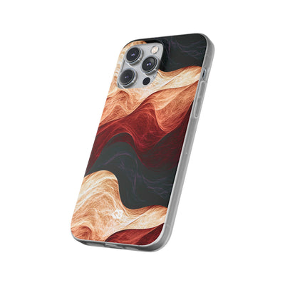 Ember Wave Dispersion · Lite Phone Case for iPhone ·  Red