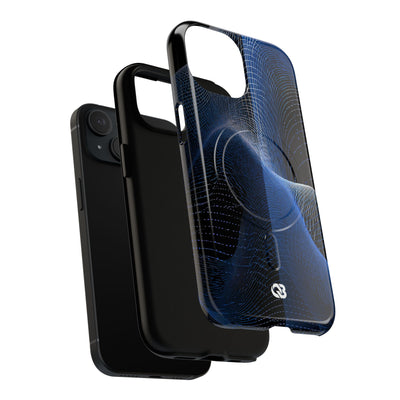 Blue Tough 2.0 Magsafe Phone Case for iPhone - Electric Blue Flux