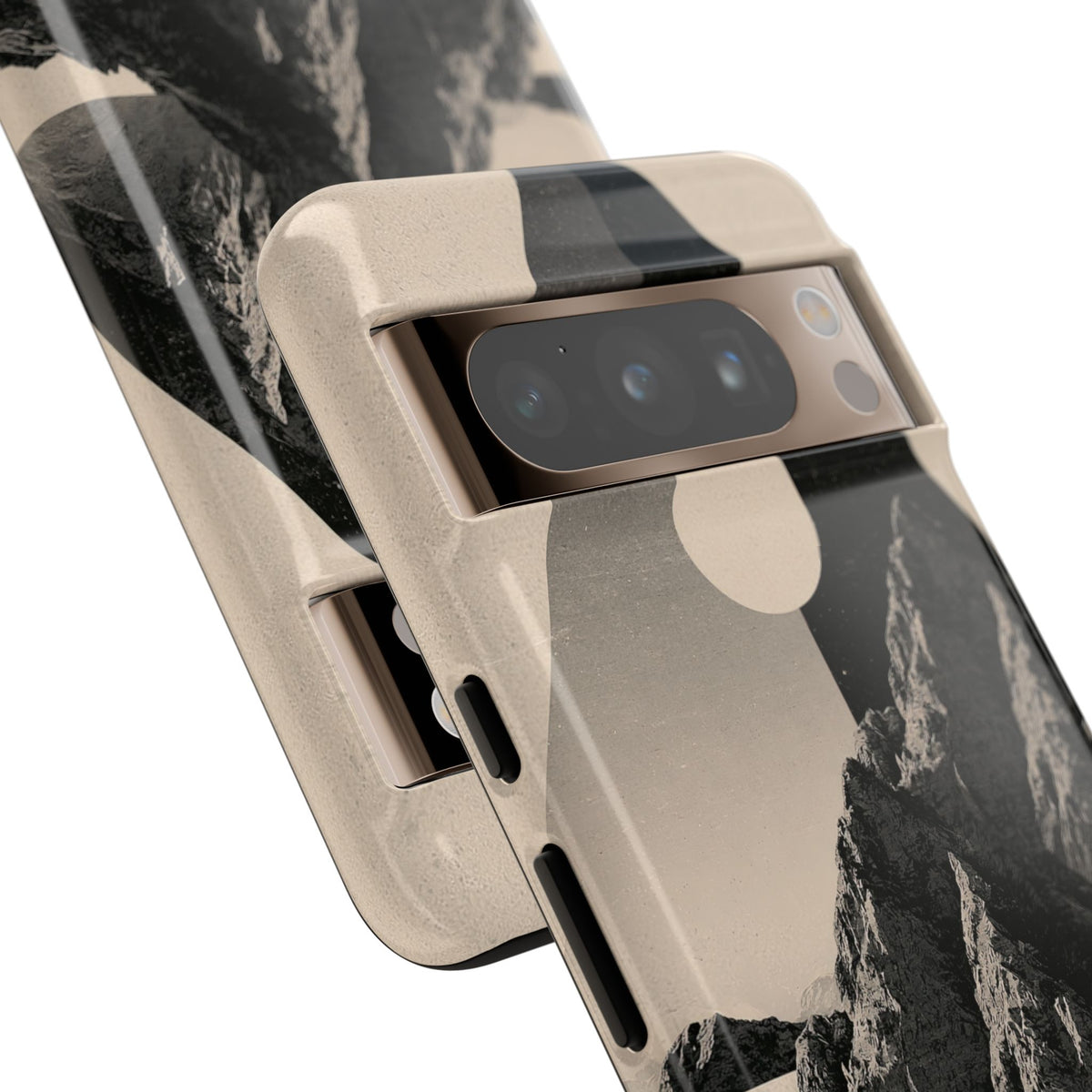 Summit Solstice · Tough Phone Case for Pixel ·  Beige