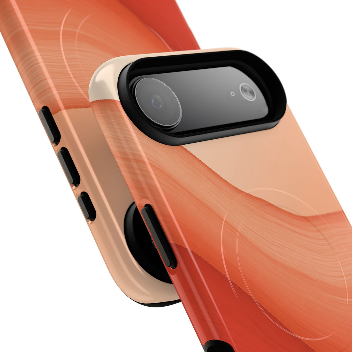 Terracotta Flow · Tough 2.0 Magnetic Phone Case for iPhone · Orange