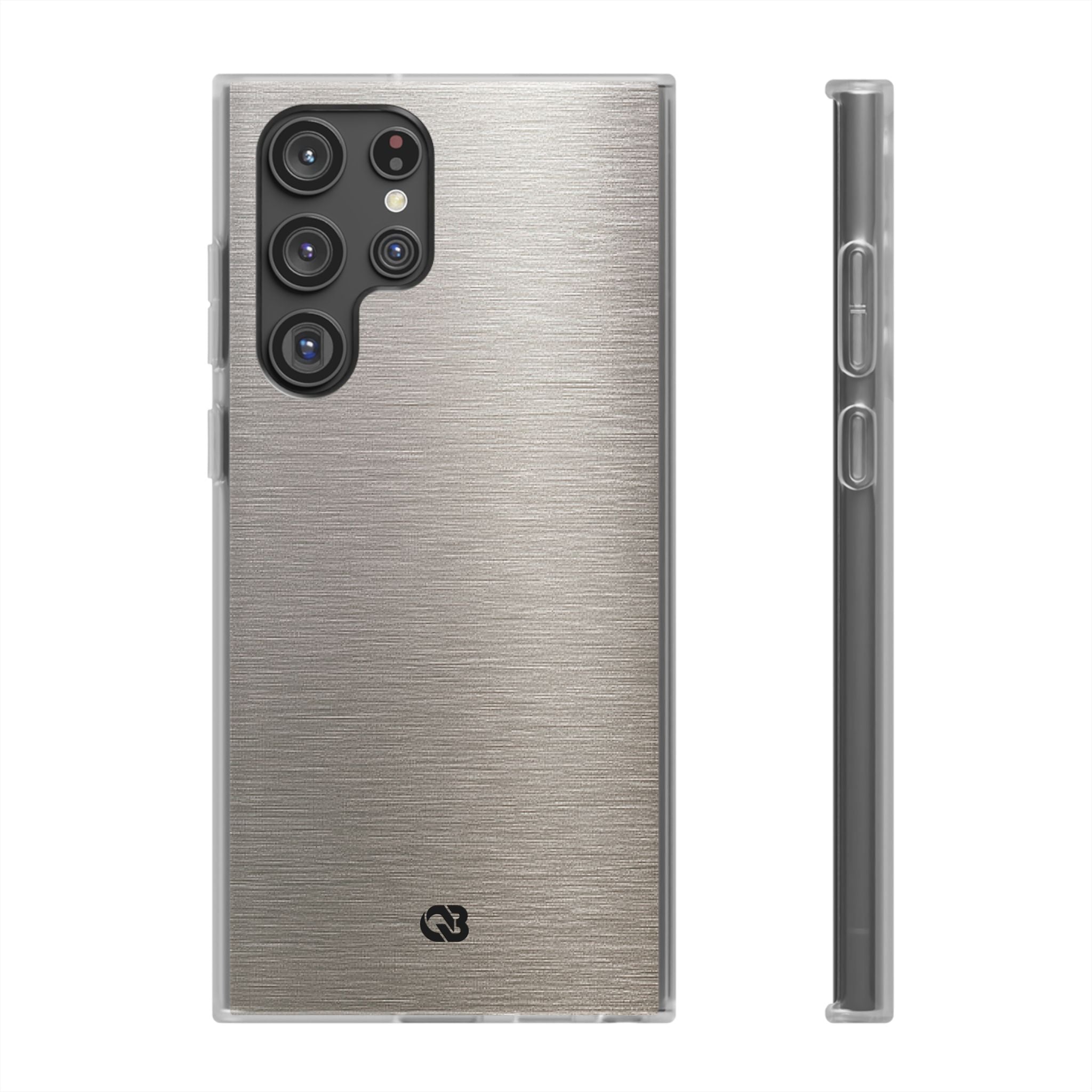 Grey Lite Phone Case for Samsung - Brushed Nickel Linen