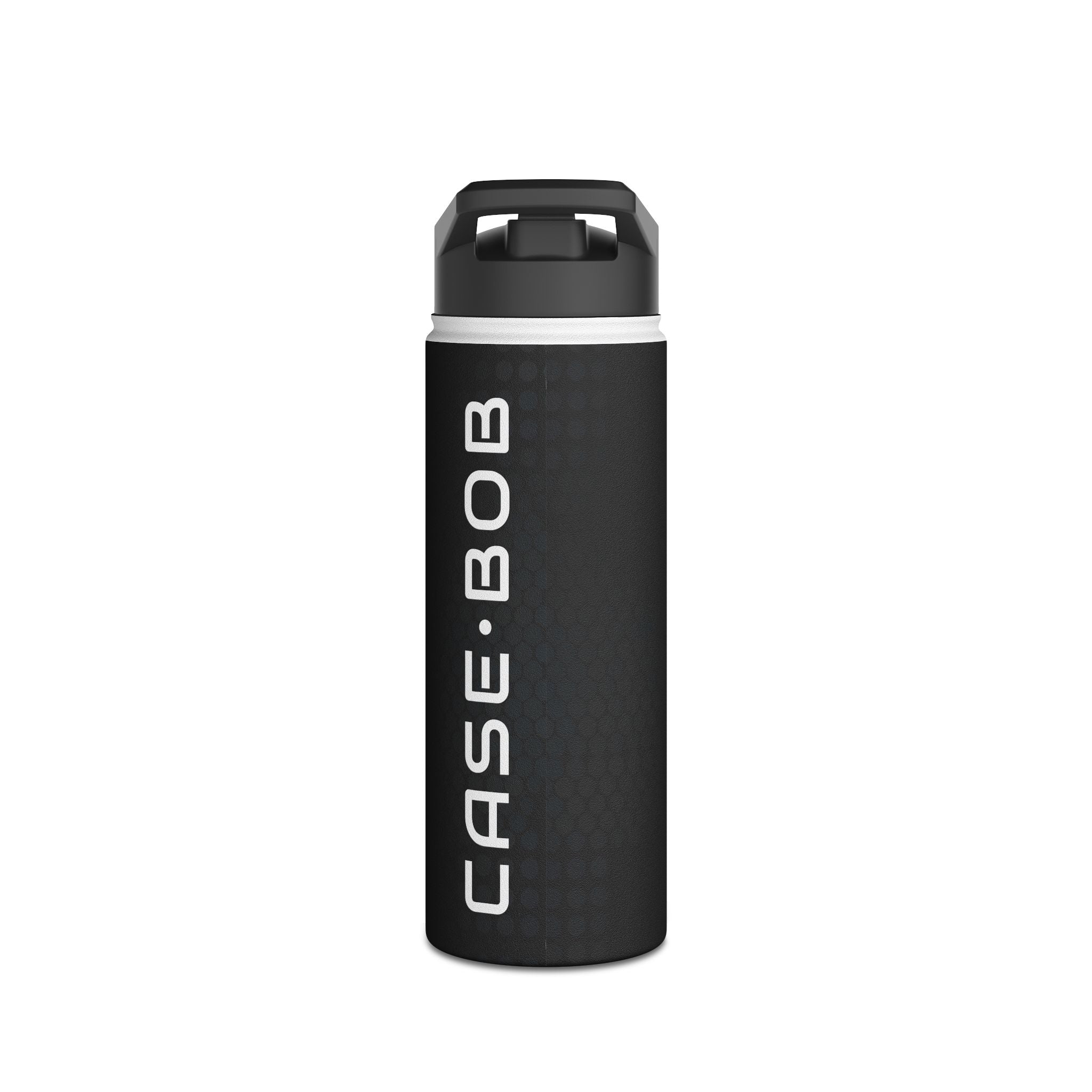 Tapered Dot Columns - Stainless Steel Water Bottle