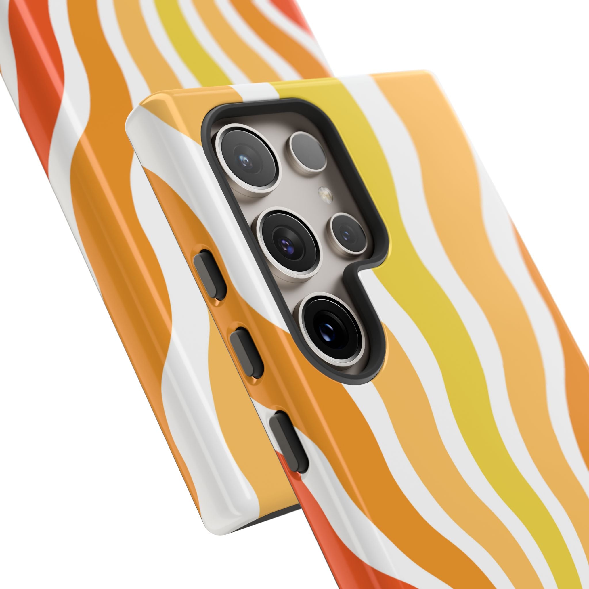 Amber Solar Waves · Tough Phone Case for Samsung