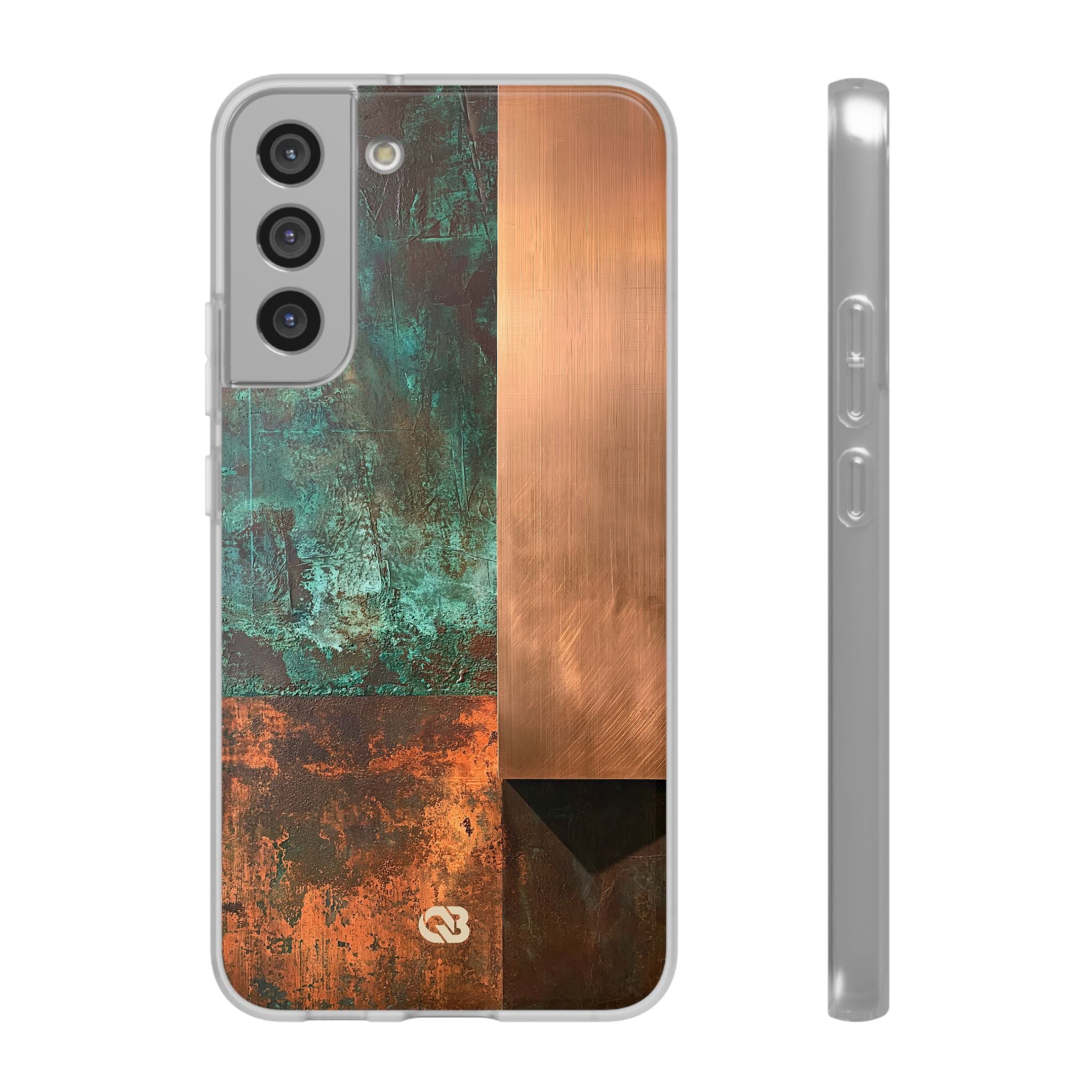 Teal Lite Phone Case for Samsung - Verdigris Copper Slab