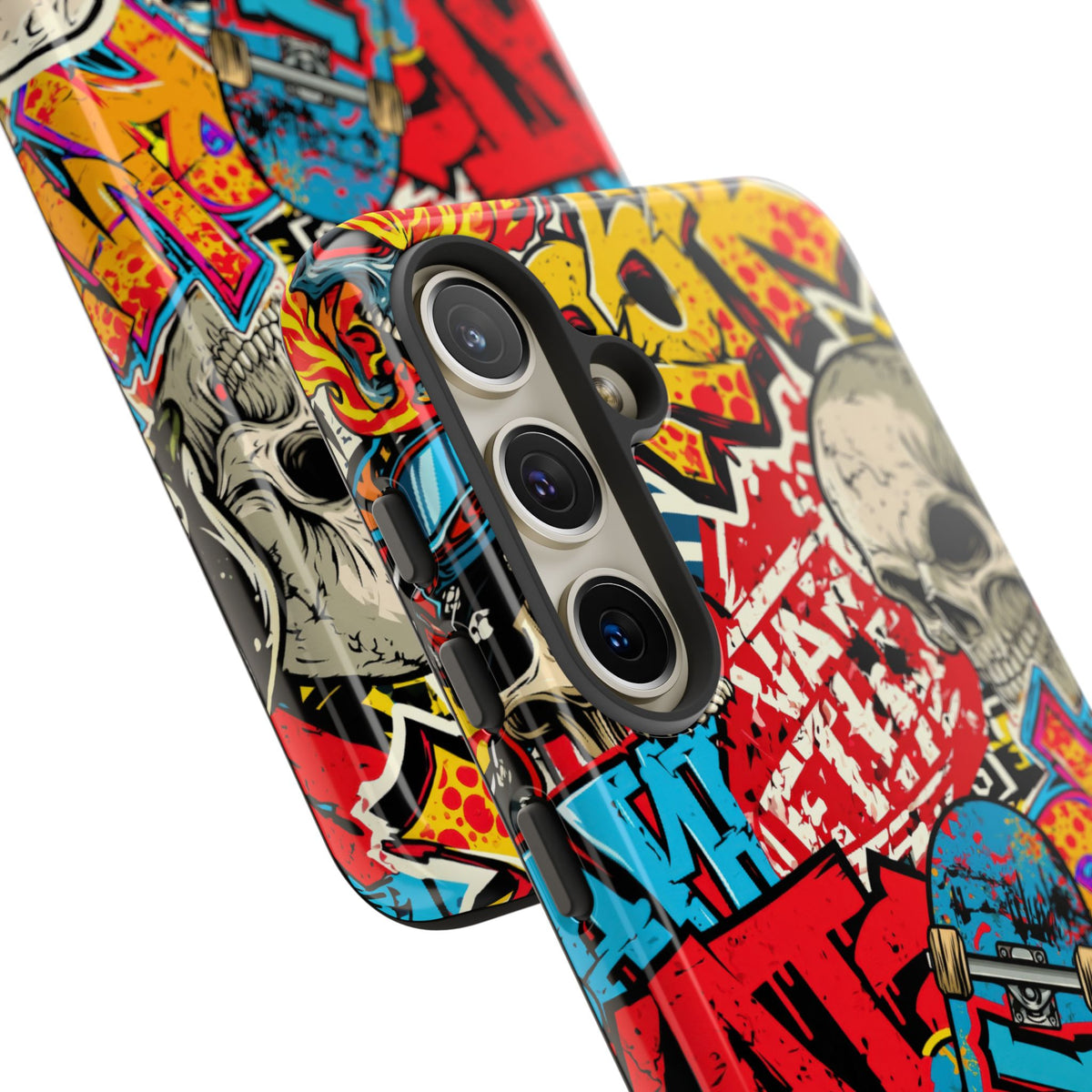 Skate Skull Riot · Tough Phone Case for Samsung · Red