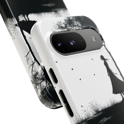 Cliffside Silhouette Google Pixel 9 Case - Tough