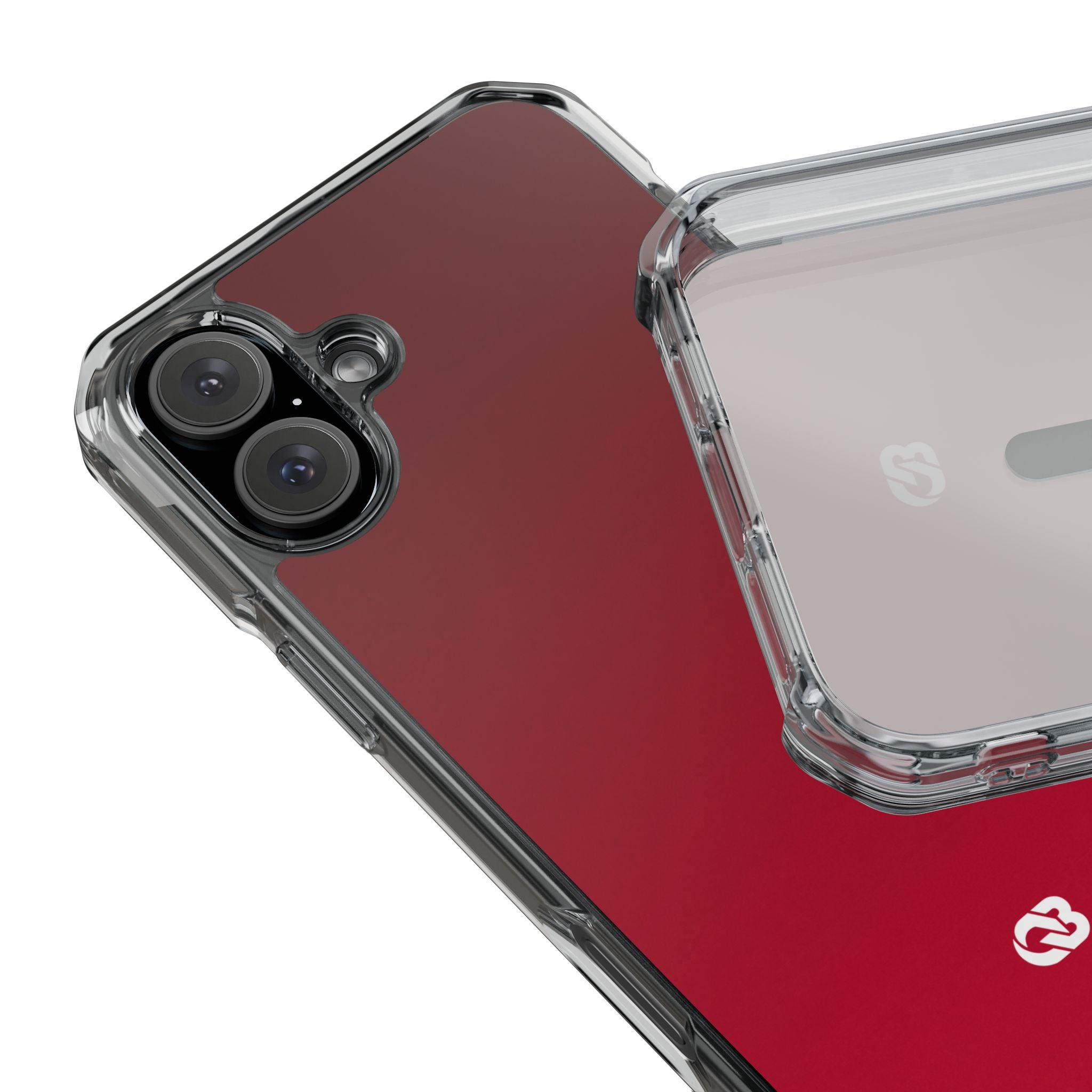 Red Impact MagSafe Phone Case for iPhone - Crimson Velvet Fade