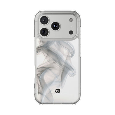 Vapor Noir · Clear Impact Magnetic Phone Case for iPhone ·  White