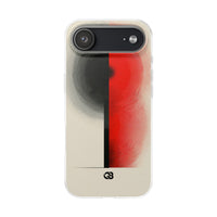 Red Lite Phone Case for iPhone - Split Signal Red