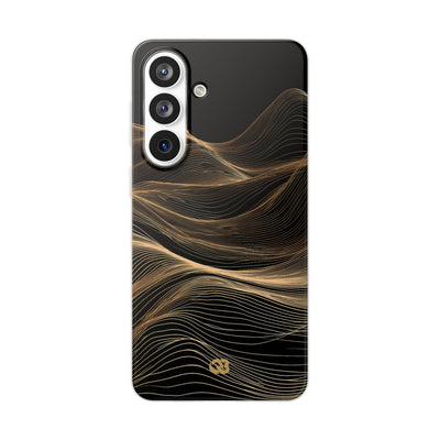 Black Lite Phone Case for Samsung - Copper Topo Ridge