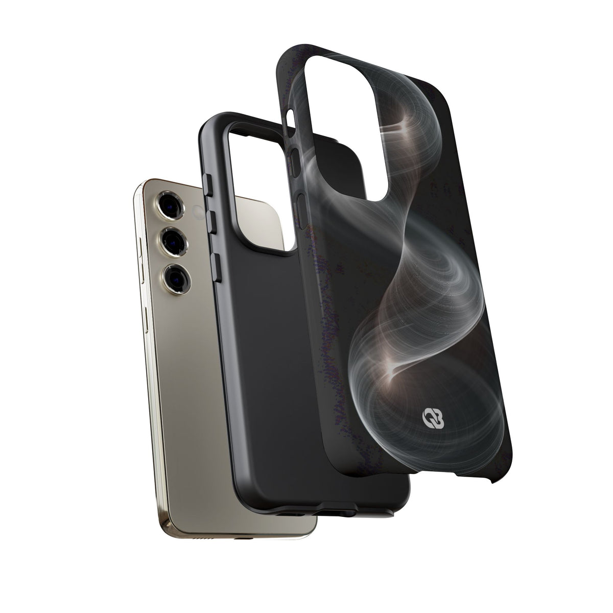 Luminous Vortex · Tough Phone Case for Samsung · Black