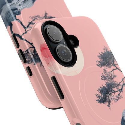 Crimson Moon Tree iPhone 16 Case - Tough+