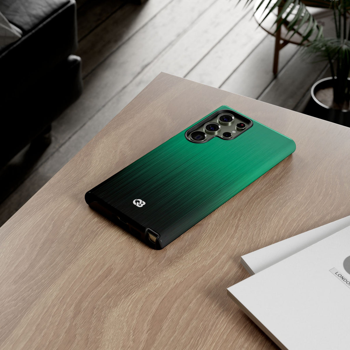 Emerald Cascade · Tough Phone Case for Samsung · Green