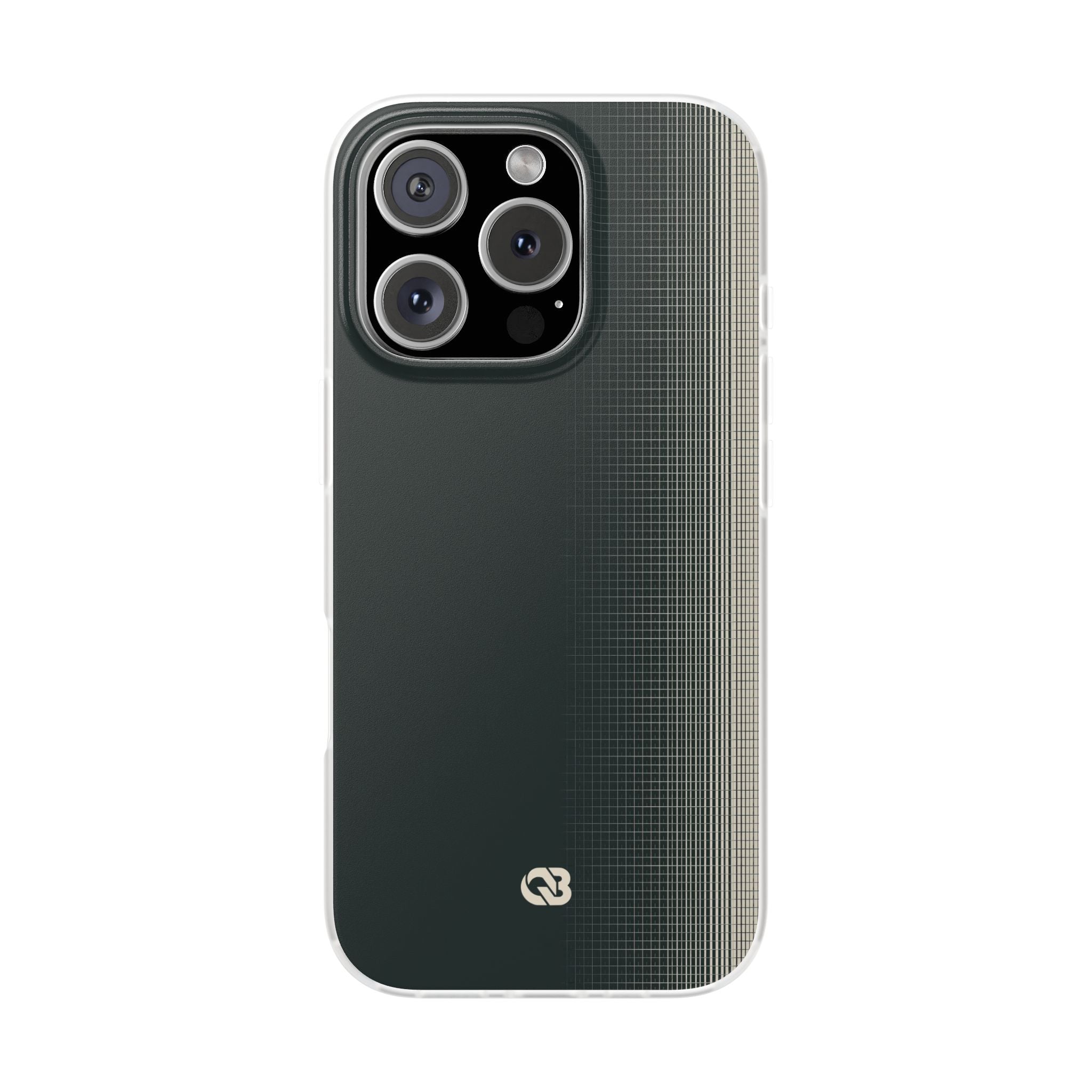 Grey Lite Phone Case for iPhone - Charcoal Tech Grid