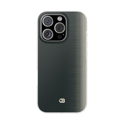 Grey Lite Phone Case for iPhone - Charcoal Tech Grid