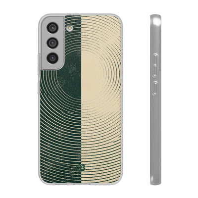 Green Lite Phone Case for Samsung - Evergreen Split Grain