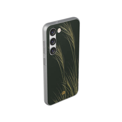 Green Lite Phone Case for Samsung - Midnight Gilded Grass