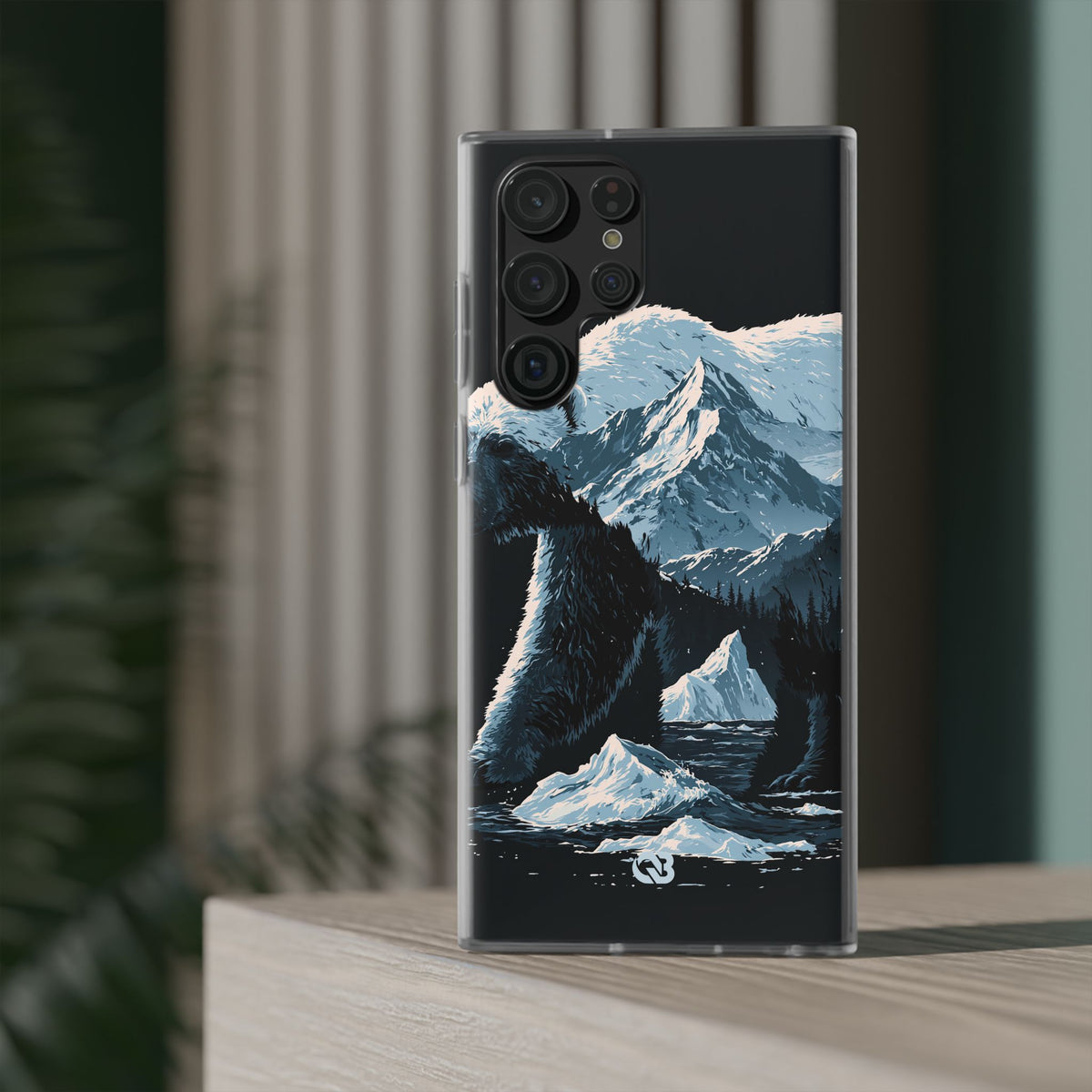 Nordic Arctic Bear · Lite Phone Case for Samsung · Black