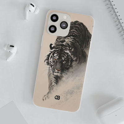 Ink Wash Tiger · Lite Phone Case for iPhone ·  Beige