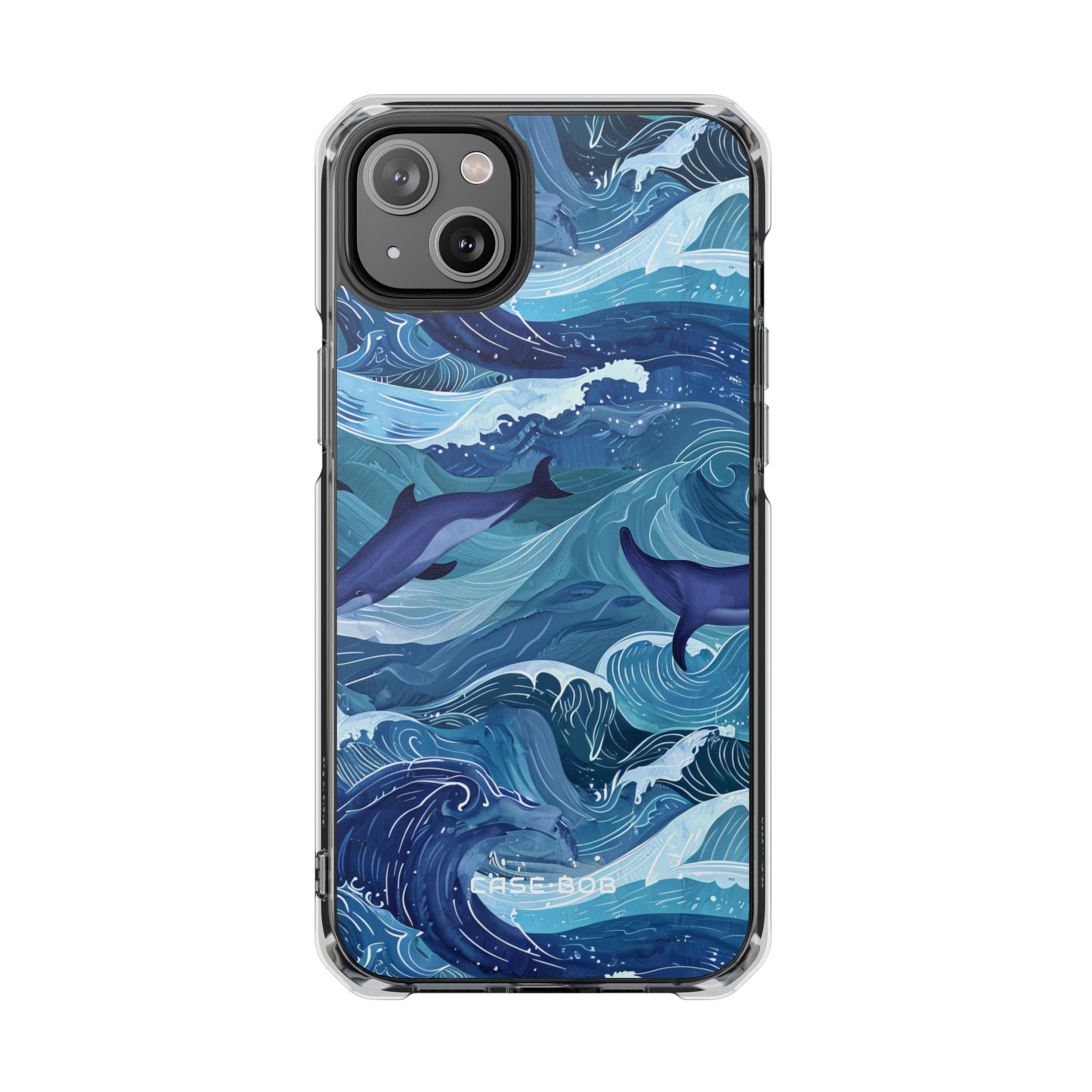 Dolphin Waves iPhone 14 Plus Case - Impact