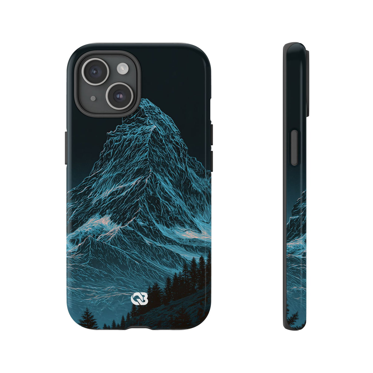Glacial Alpine Peak · Tough Phone Case for iPhone · Blue