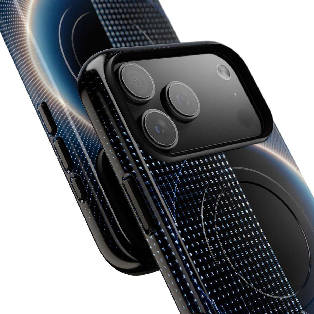 Luminous Meridian · Tough 2.0 Magnetic Phone Case for iPhone · Black