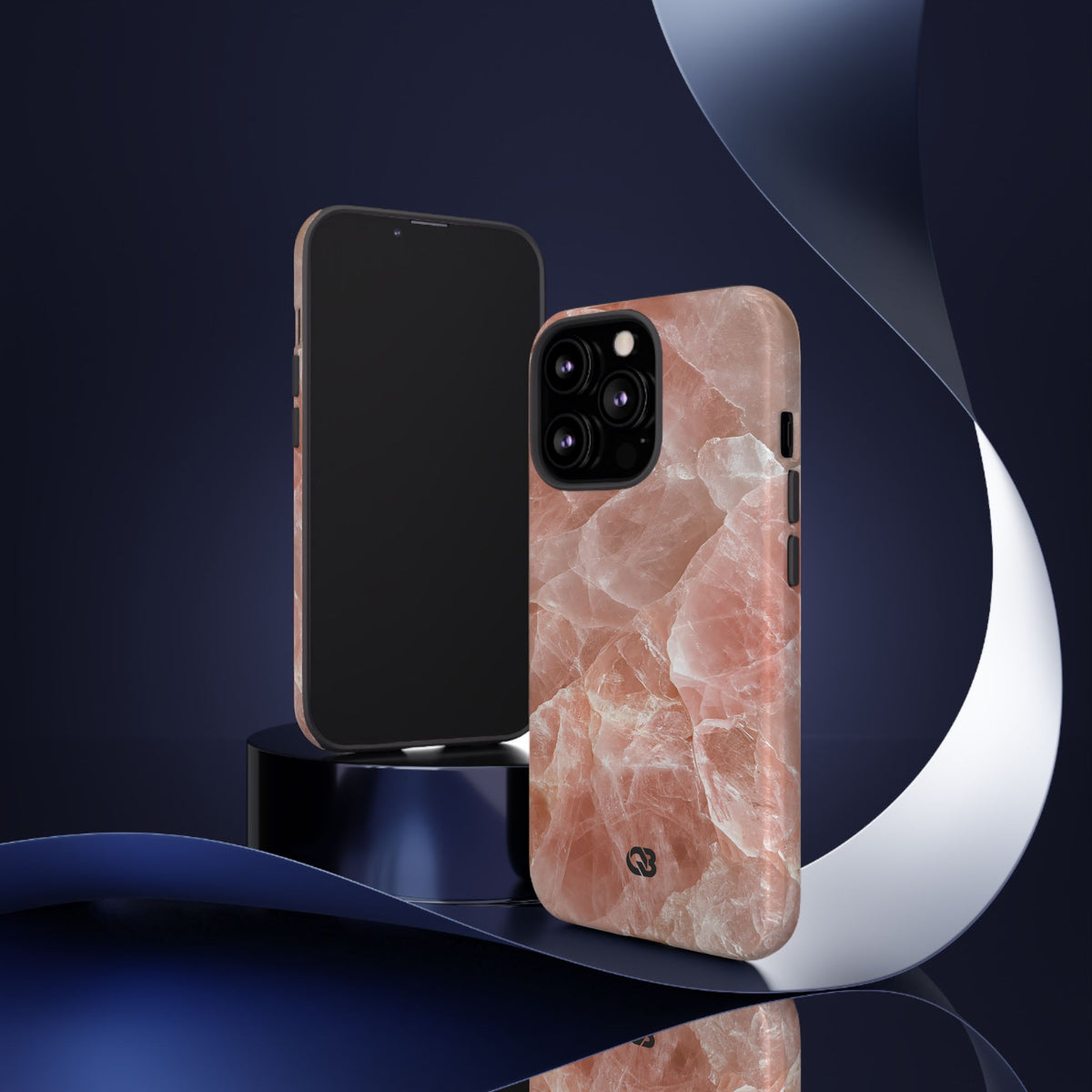 Rose Quartz Facet · Tough Phone Case for iPhone · Pink