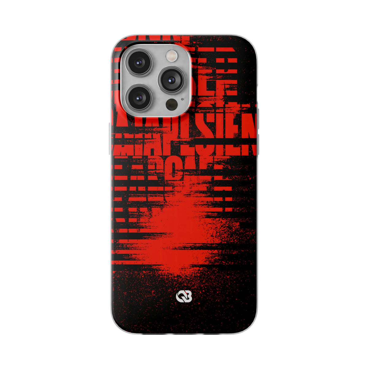 Crimson Redaction · Lite Phone Case for iPhone ·  Black