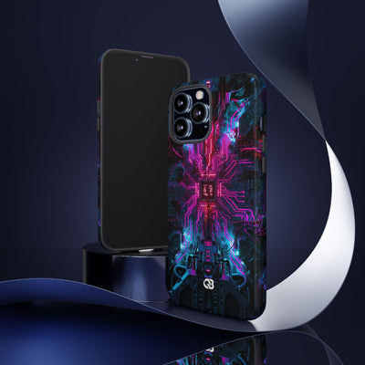 Neural Circuit Core · Tough Phone Case for iPhone · Black