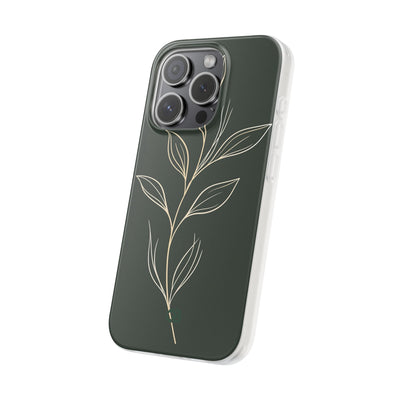 Green Lite Phone Case for iPhone - Deep Moss Willow