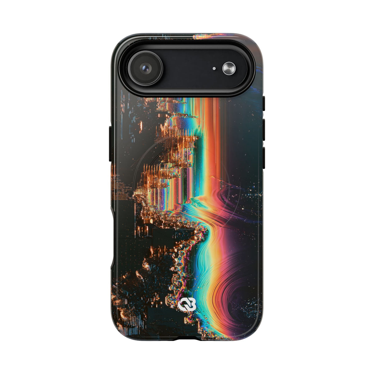 Prismatic Circuit · Tough 2.0 Magnetic Phone Case for iPhone · Black