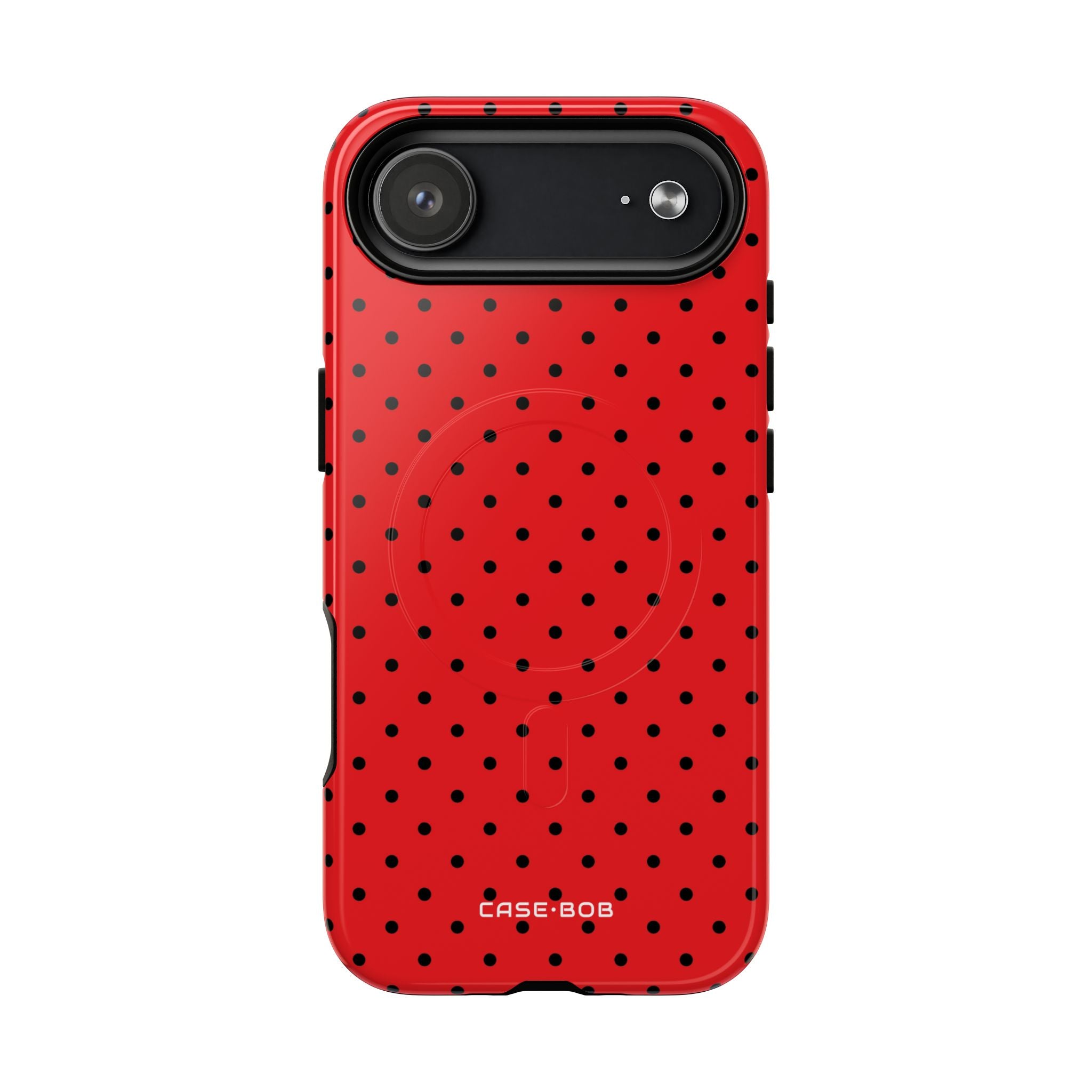 Crimson Dot Matrix iPhone 17 Air Case - Tough+ - CASE•BOB
