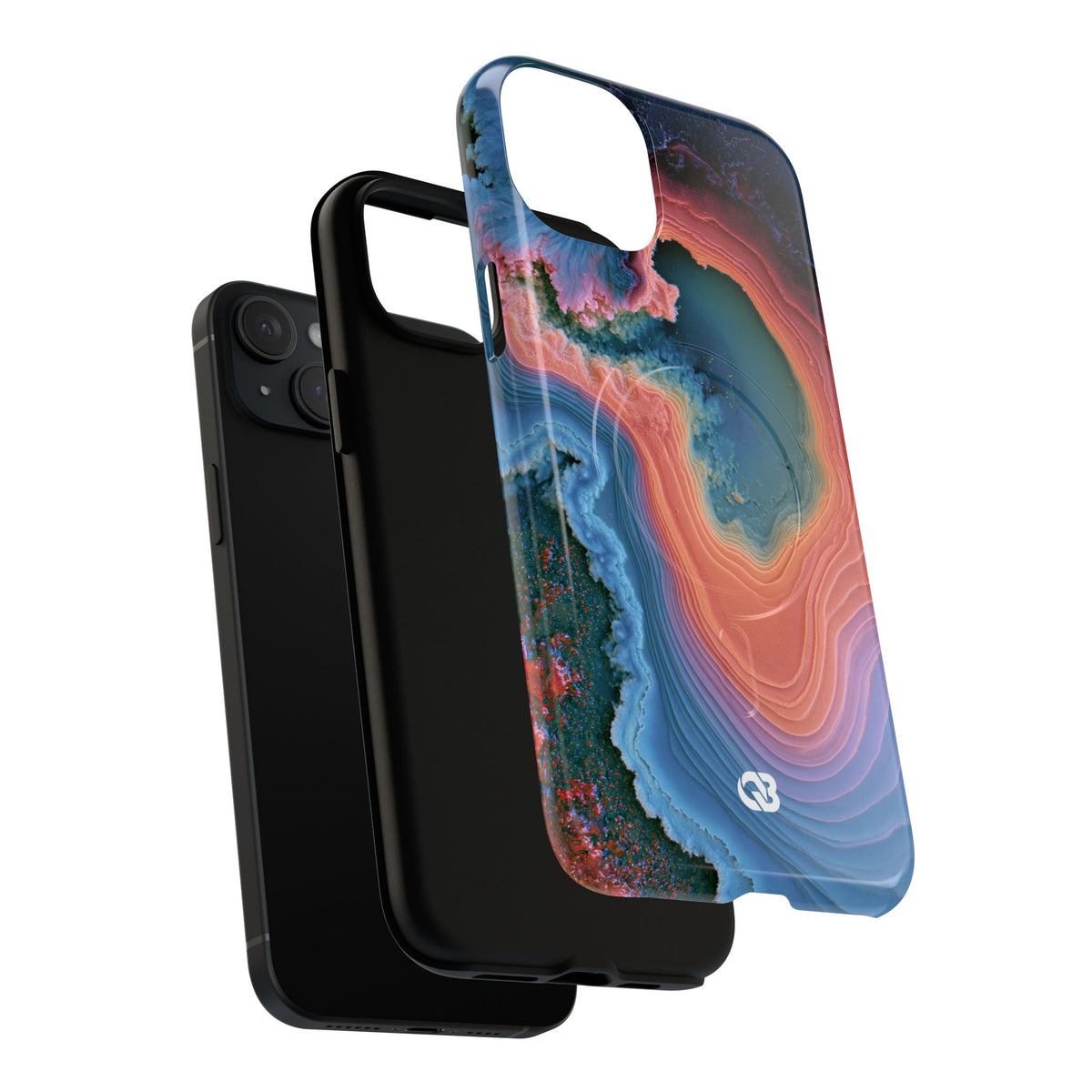 Luminous Resonance · Tough 2.0 Magnetic Phone Case for iPhone · Blue