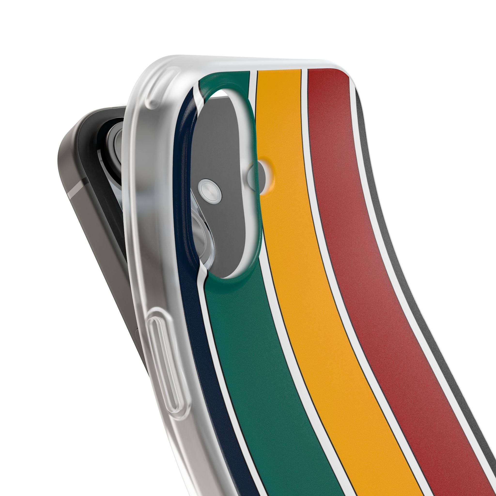 Retro Racing Bars · Soft Phone Case for iPhone