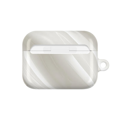 Liquid Enamel Fold · Hard Case for AirPods & AirPods Pro · White