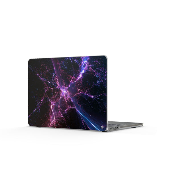 Neural Singularity · Clear Hard Case for MacBook · Black