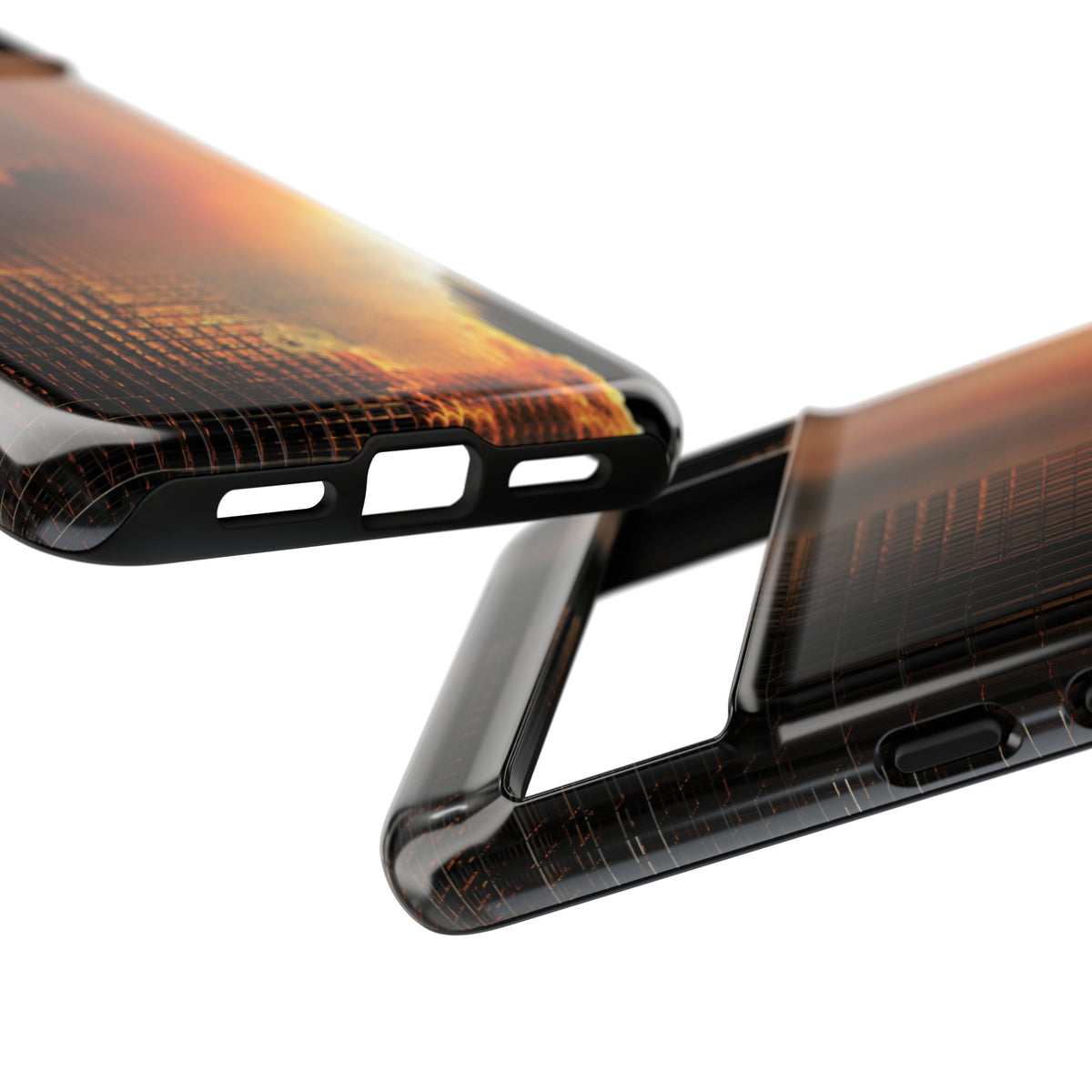 Luminous Grid · Tough Phone Case for Pixel ·  Black