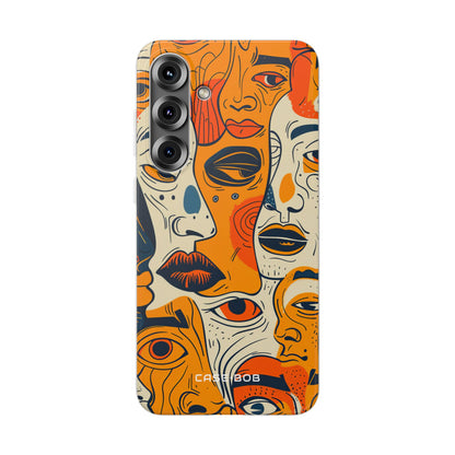 Fiery Faces Samsung S25 Plus Case - Soft