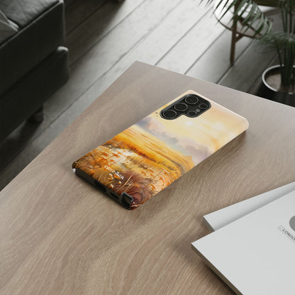 Leuchtender Sonnenaufgang Samsung S22 Ultra Case - Tough