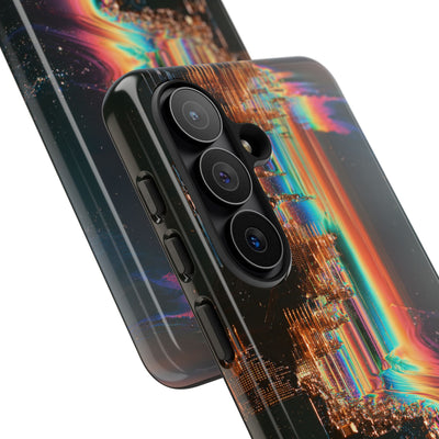 Prismatic Circuit · Tough Phone Case for Samsung · Black