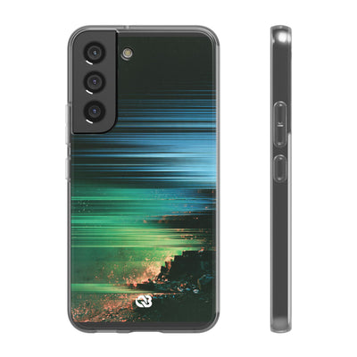 Digital Shoreline Drift · Lite Phone Case for Samsung · Teal