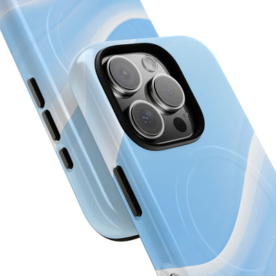 Blue Tough 2.0 Magsafe Phone Case for iPhone - Glacial Blue Silk