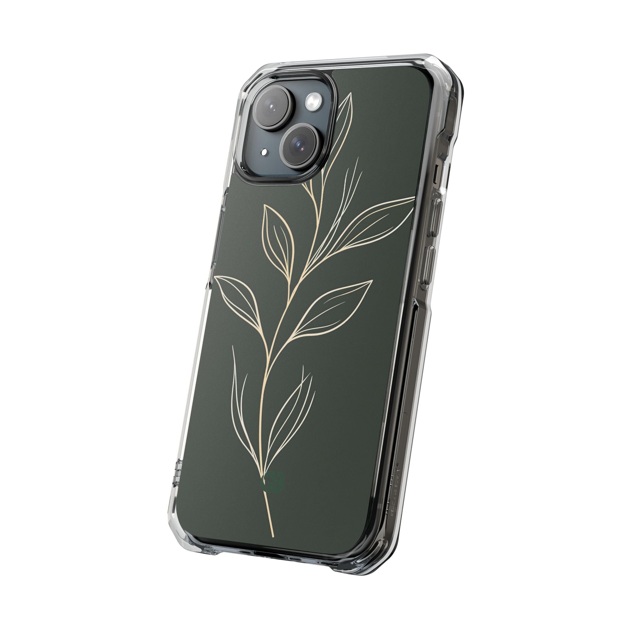 Green Impact MagSafe Phone Case for iPhone - Deep Moss Willow